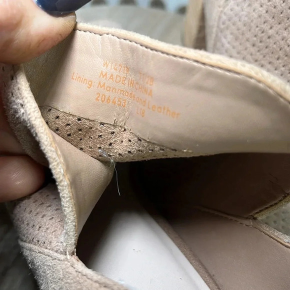 Cole Haan Shiloh Open Toe Suede Ankle Booties - Picture 5 of 8